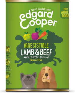 Edgard & Cooper Lam & Rund Blik - Voor volwassen honden - Hondenvoer - 400g