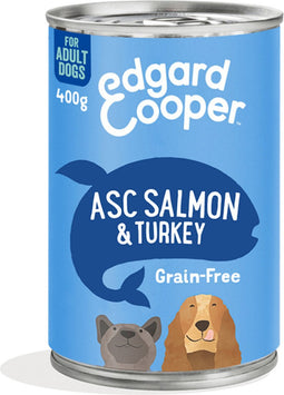 Edgard & Cooper natvoer Salmon & Turkey - 400 gram - Hond