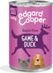 Edgard & Cooper Wild & Eend Blik - Voor volwassen honden - Hondenvoer - 400g