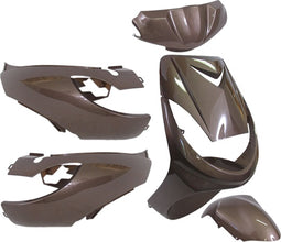 Edge Kappenset Peugeot Vivacity 6-delig Audi bruin metallic