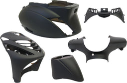 Edge kappenset/ plaatwerkset Piaggio Zip Sp 5 Delig Zwart Mat