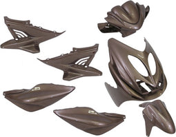 EDGE Kappenset Yamaha Aerox 9 delig audi bruin metallic