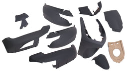 Edge plaatset new vivacity vanaf bj. 2008 50cc 2/4 takt 9 delig mat zwart