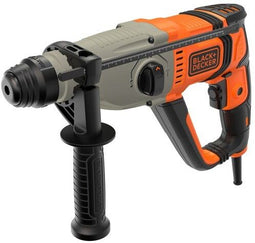 Black & Decker BEHS02K-QS - Klopboormachine 800W - 3 functies SDS-Plus - Grijs Oranje