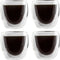 HI - Espressokopjes - dubbelwandig - 4 - st - 80 - ml - transparant