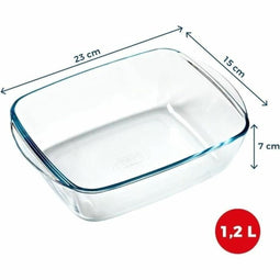 PYREX 01282 - Ovenschaal - 1,2 L - Rechthoekig