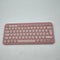 Logitech Pebble Keys 2 K380s - Mini Toetsenbord - Draadloos RF + Bluetooth - QWERTZ DE - Roze