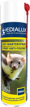 Edialux Anti marter spray 500ml, milieuvriendelijke knaagdierwering, steenmarterverjager, natuurlijke geurverdrijver, kabelbescherming, afweerspray voor auto en tuin, ongediertebestrijding