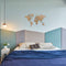 MiMi Innovations® Luxe Houten Wereldkaart - Muurdecoratie - True Puzzel - 100x60 cm/39.4x23.6 inch - Bruin