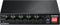 Edimax ES-5104PH V2 Fast Ethernet Switch met 5 poorten - 4x Power over Ethernet (PoE+) - max. 60W / zwart