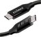 EDIMAX USB-kabel USB 4.0, Thunderbolt 3 USB-C stekker 0.50 m Zwart UC4-0050TB