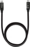EDIMAX USB-kabel USB 4.0, Thunderbolt 3 USB-C stekker 0.50 m Zwart UC4-0050TB