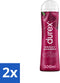 Durex - Crazy Cherry - Glijmiddel - 100 ml - Voordeelverpakking - 2 stuks