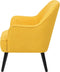 Fauteuil LOKEN Stof Geel