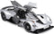 Aston Martin Valkyrie modelauto 1:18 grijs Maisto
