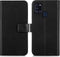 iMoshion Hoesje Geschikt voor Samsung Galaxy A21s Hoesje Met Pasjeshouder - iMoshion Luxe Canvas Bookcase - Zwart