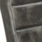 vidaXL - Eetkamerstoelen - 2 - st - echt - leer - grijs