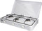 EDM 3-Pits Gaskooktoestel - Camping - Wit - 60x33x12cm