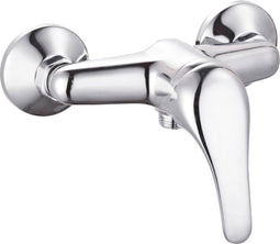 EDM Douchekraan Chroom 15.1x11.5x11.5cm - Mengkraan - Douchekraan - Badkamer - inclusief montage materiaal