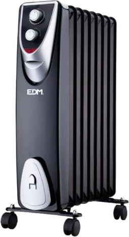 EDM elektrische radiator zwart | 1500 W