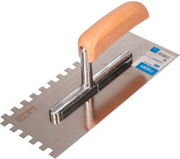 EDM Getande Troffel - Rechthoekig - kunststof handgreep - 340mm - 24150