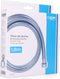 EDM Glanzend Chroom Doucheslang PVC Flexo 1,8m - Douche - Bad - Badkamer - Doucheslang - Douchebenodigdheden - Flexibel - Waterslang