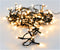 EDM glitterslinger - Kerstsfeer - warm wit licht - 320 LED lampjes - 32 m - 72089