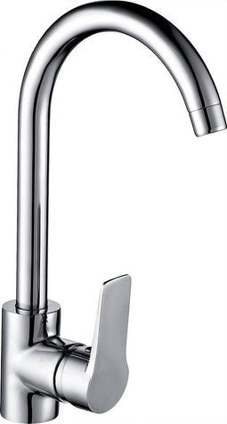 EDM Keukenkraan Eengreeps Hoge Uitloop - Chroom - 15x24,8 cm