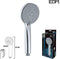 EDM Klassieke Douchekop Chroom Ø7x5x19.5cm 3 Standen Anti Kalk - Badkamer - Douche - Douchekop - Handdouche