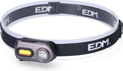 EDM - LED Hoofdlamp - Aluminium - Oplaadbaar - 5W - 400lm - 36416