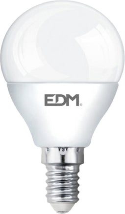 EDM LED Kogellamp P45 E14 5W 6400K 400lm 230V - LED Lampen - Koel Wit - 3-Pack