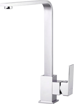 EDM Moderne Keukenkraan Eengreeps Hoge Uitloop Chroom 5.2x20.05x33.8cm - Mengkraan - Keukenkraan - inclusief montage materiaal - Keuken - Klussen