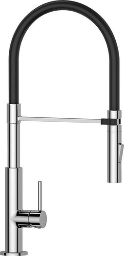 EDM Moderne Keukenkraan Eengreeps Hoge Uittrekbare Uitloop Chroom - Mengkraan - Keukenkraan - inclusief montage materiaal - Keuken - Klussen