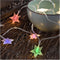 EDM ster licht - kerstsfeer - veelkleurig - 10 sterren - 1 m - 71319