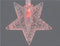 EDM ster licht - kerstsfeer - veelkleurig - 10 sterren - 1 m - 71319
