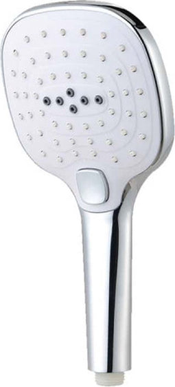 EDM Vierkante Douchekop 3 standen Chroom 12x3.1x24.5cm - Douchen - Douche - Badkamer - Handdouche - Waterbesparend - Anti kalk