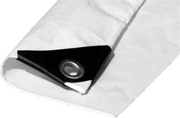 EDM Wit - Metalen ogen - 90 g/m2 - 5 x 8 m