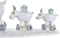 Kerstversiering DKD Home Decor Hars (17 x 7,5 x 13,5 cm) (2 Stuks)