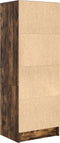 vidaXL - Hoge - Kast - in - Rook - Eik - 45,5x34x127 - cm - Geengineerd - Hout