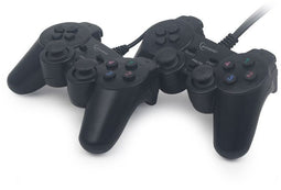 Gembird JPD-UDV2-01 - Gamepad - Set van 2 - USB 2.0 - Zwart (2 stuks)
