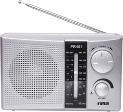 Noveen PR451 - Portable Radio/DAB(+) - Zeer gevoelige radio-ontvanger met goede geluidskwaliteit - 126mm hoog
