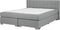 ADMIRAL - Boxspringbed - Lichtgrijs - 140 x 200 cm - Polyester
