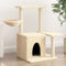 vidaXL - Kattenmeubel - met - sisal - krabpalen - 83 - cm - donkergrijs