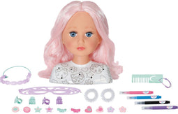 BABY born Creative Stylinghoofd - Kaphoofd - 22 cm - Roze haar