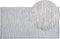EDREMIT - Laagpolig vloerkleed - Grijs - 80 x 150 cm - Wol