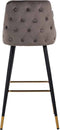 Richmond Interiors Barstoel Imani stone velvet (Quartz Stone 101)