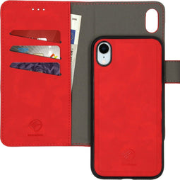 iMoshion Hoesje Geschikt voor iPhone Xr Hoesje Met Pasjeshouder - iMoshion Uitneembare 2-in-1 Luxe Bookcase - Rood
