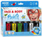 Moon Creations Face & Body Paint Schmink Primary Colours Set Multicolours