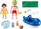 PLAYMOBIL Family Fun Badgast met zwembanden - 70112