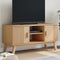 vidaXL - Tv-meubel - OLDEN - 114x43x57 - cm - massief - grenenhout - bruin